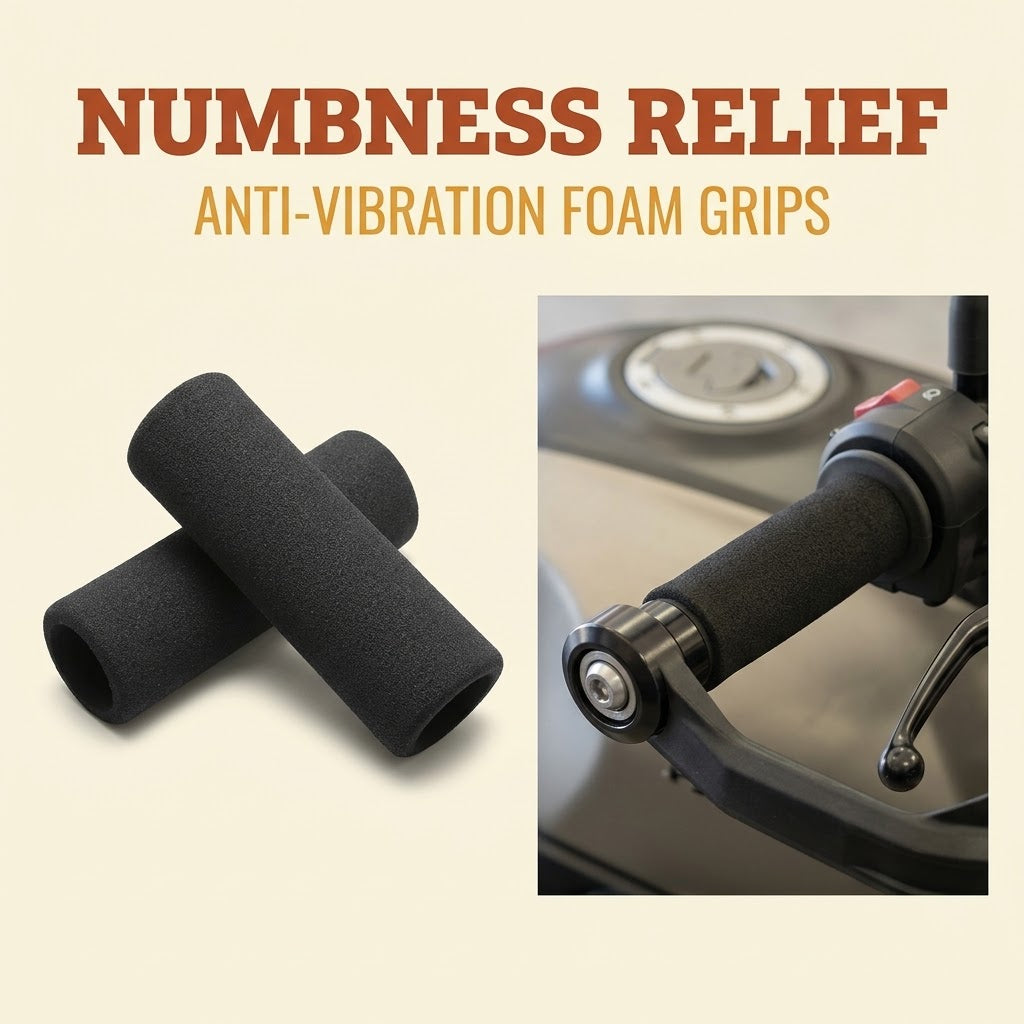 Foam Handlebar Grips – Numbness Relief