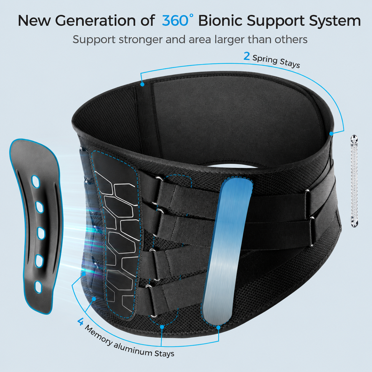 Full Support Motorcycle Rider Lumbar Belt