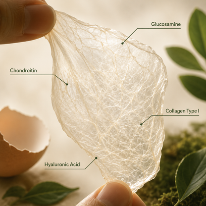TrailBound Hip & Joint Chews for Dogs — Natural Eggshell Membrane Formula