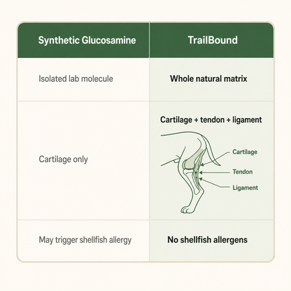 TrailBound Hip & Joint Chews for Dogs — Natural Eggshell Membrane Formula