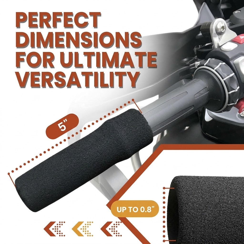 Foam Handlebar Grips – Numbness Relief